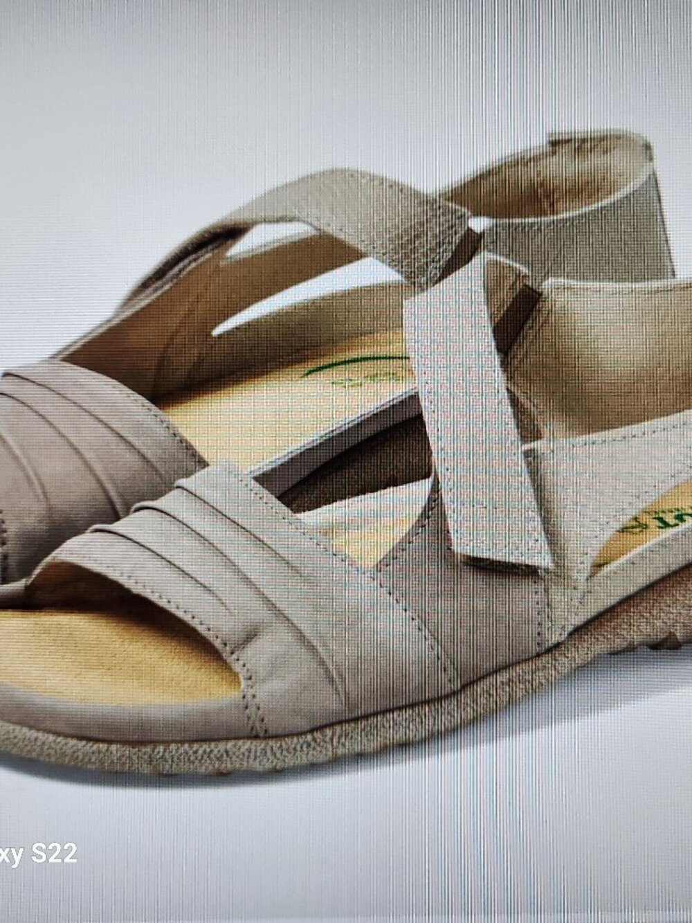 Naot "Papaki" Leather Sandals. NIB. Size EU 38/US 7-7.5. Stone Nubuck Beige - Picture 2 of 14